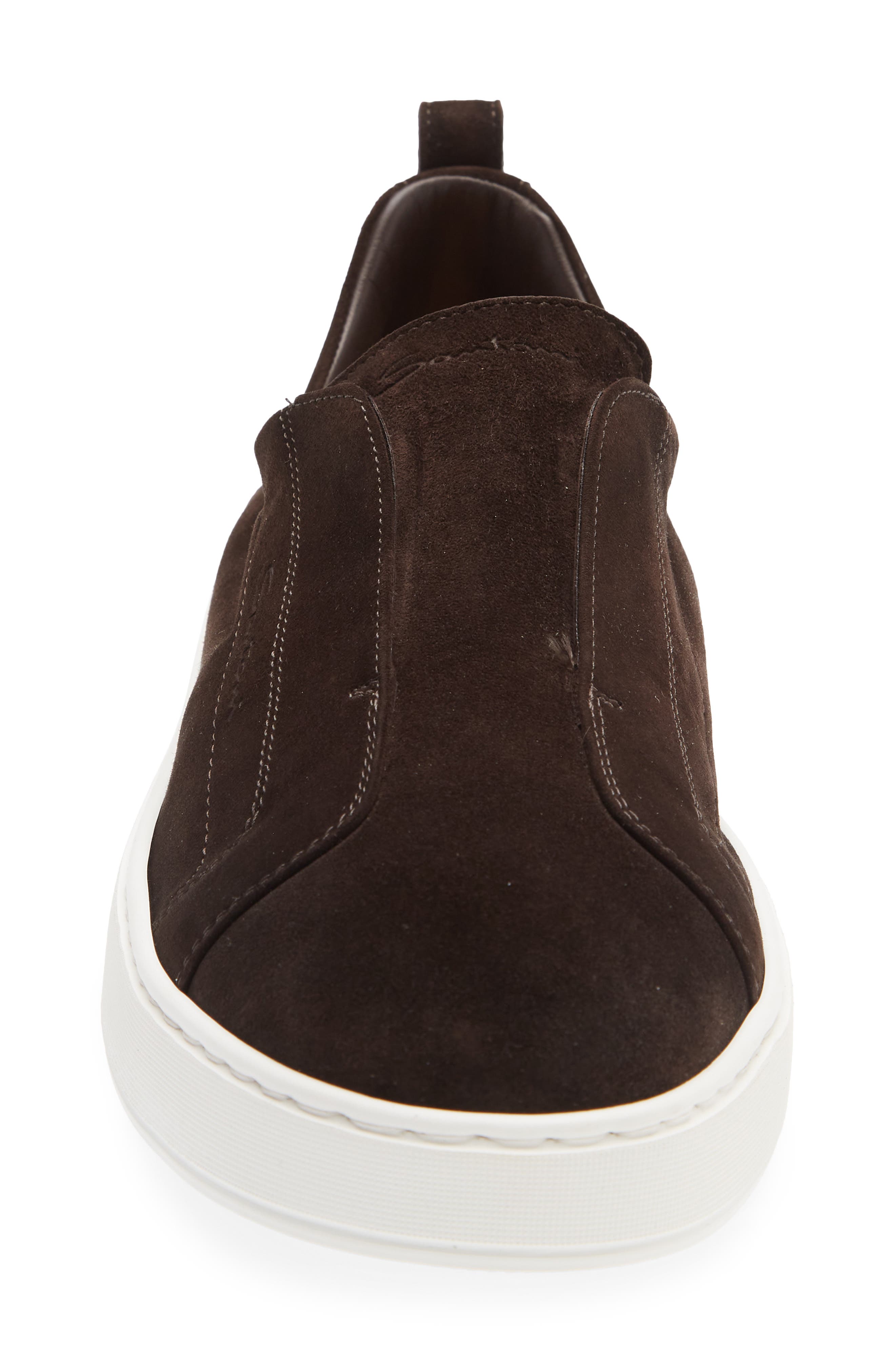 Santoni Victory Slip-On Sneaker, Alternate, color, Dark Brown