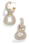 Gemma Pavé Crystal Link Drop Earrings