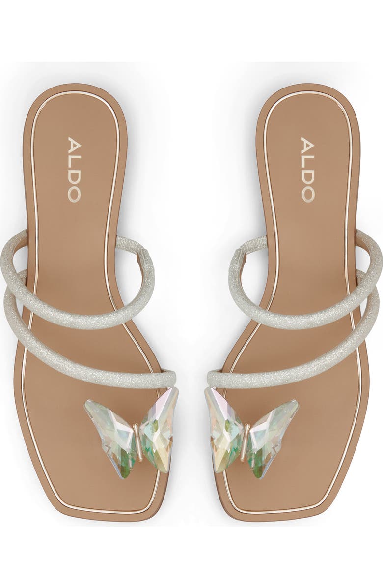 ALDO Garberia Crystal Butterfly Sandal, Alternate, color,