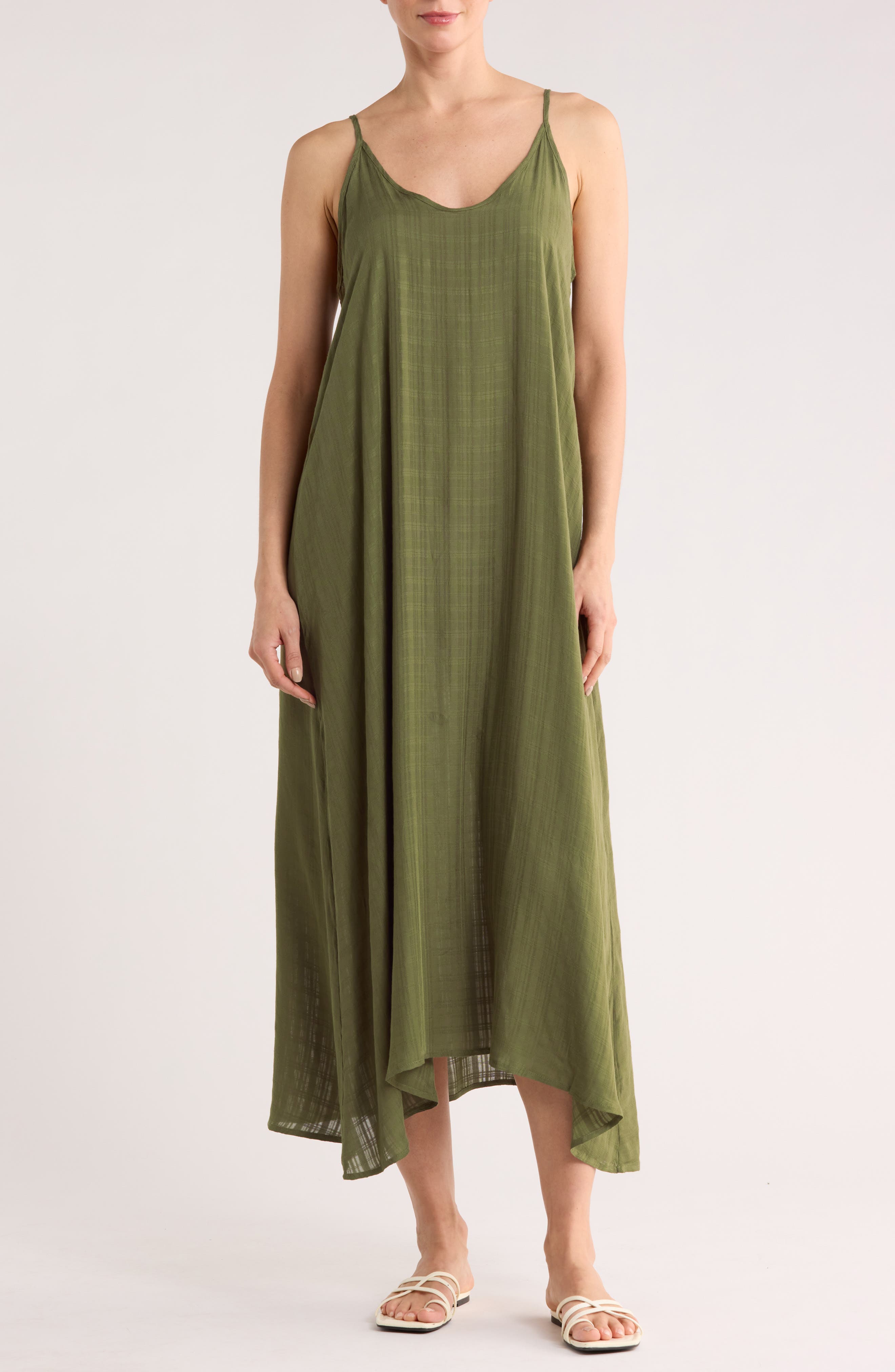 Textured Flowy Cover-Up Dress - image 5