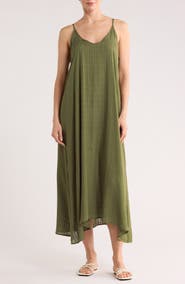NORDSTROM RACK Textured Flowy Cover-Up Dress