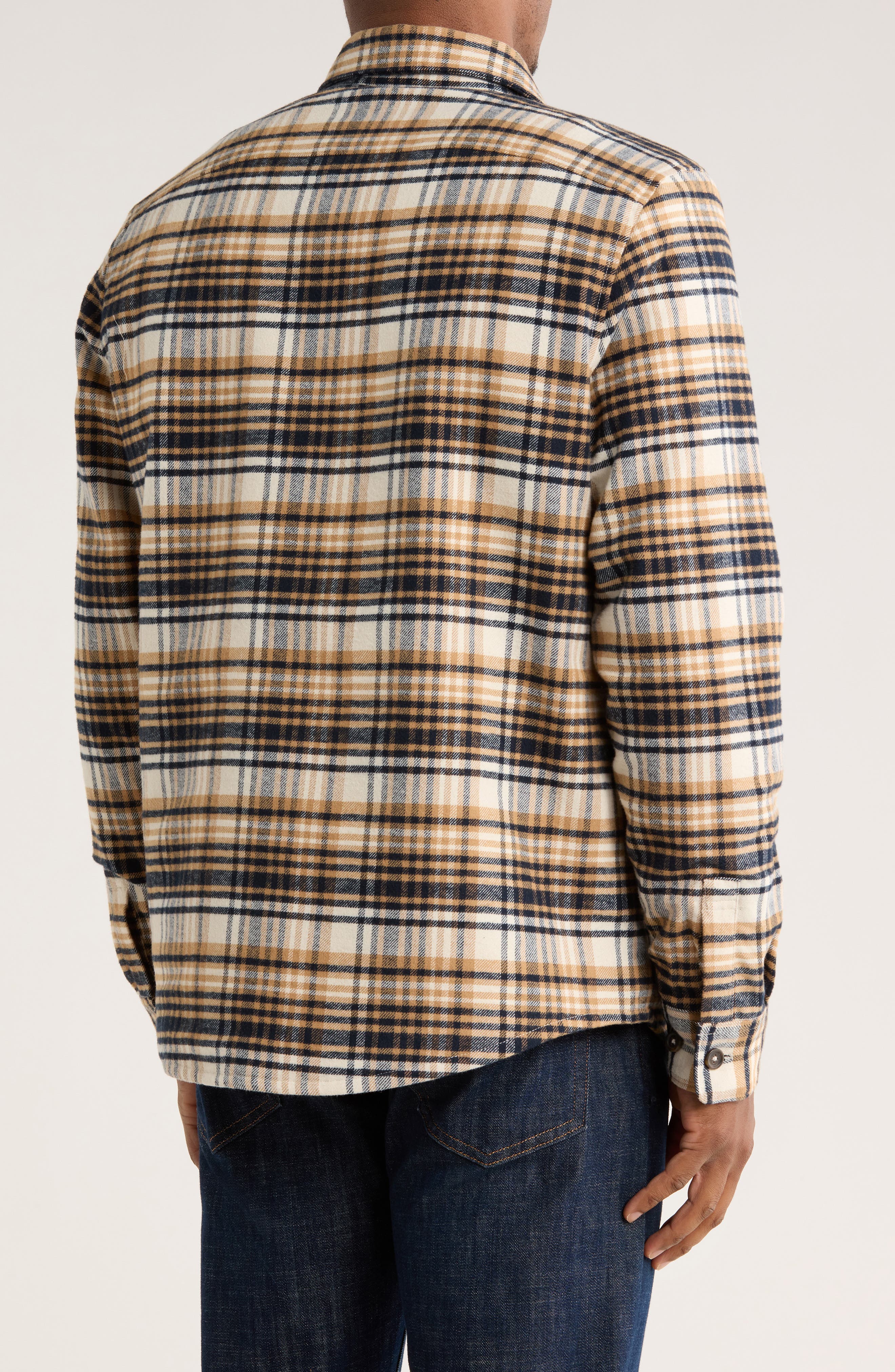 Plaid Flannel Shirt Jacket - image 2