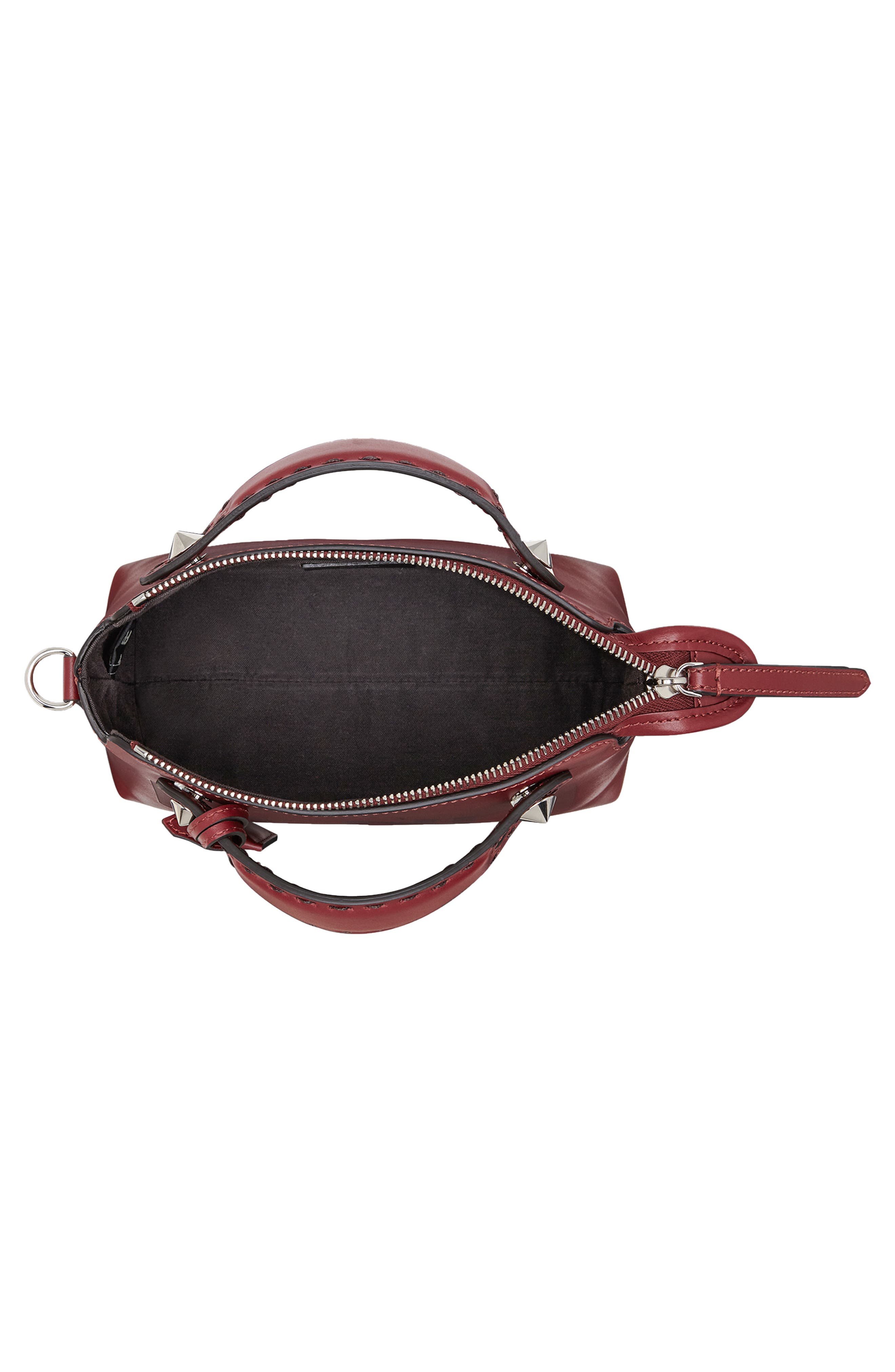 Fendi Mini By the Way Leather Crossbody Bag, Alternate, color, 