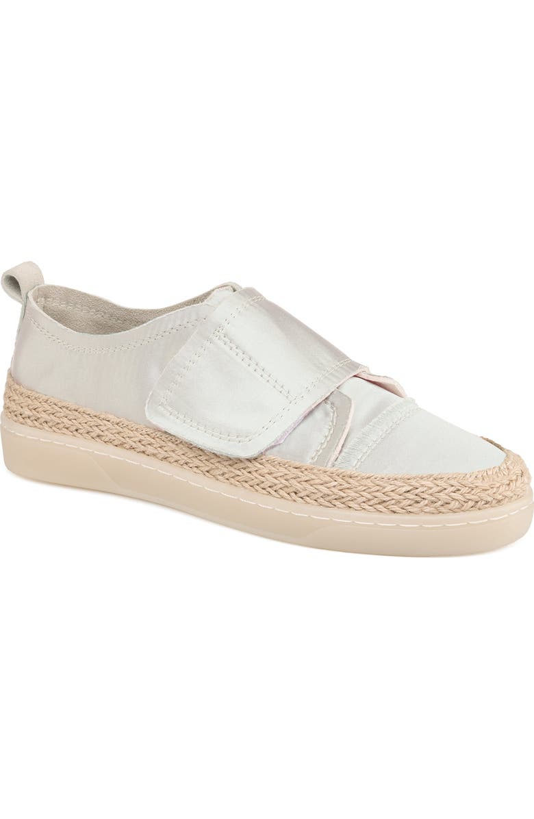 JSlides Footwear Hollis Satin Sneaker, Main, color, White