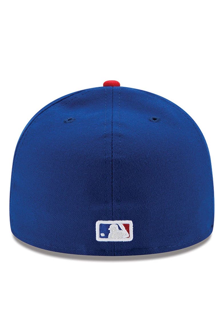 Men's New Era Royal Chicago Cubs Authentic Collection On Field Low Profile Game 59FIFTY Fitted Hat, Alternate, color, ROYAL