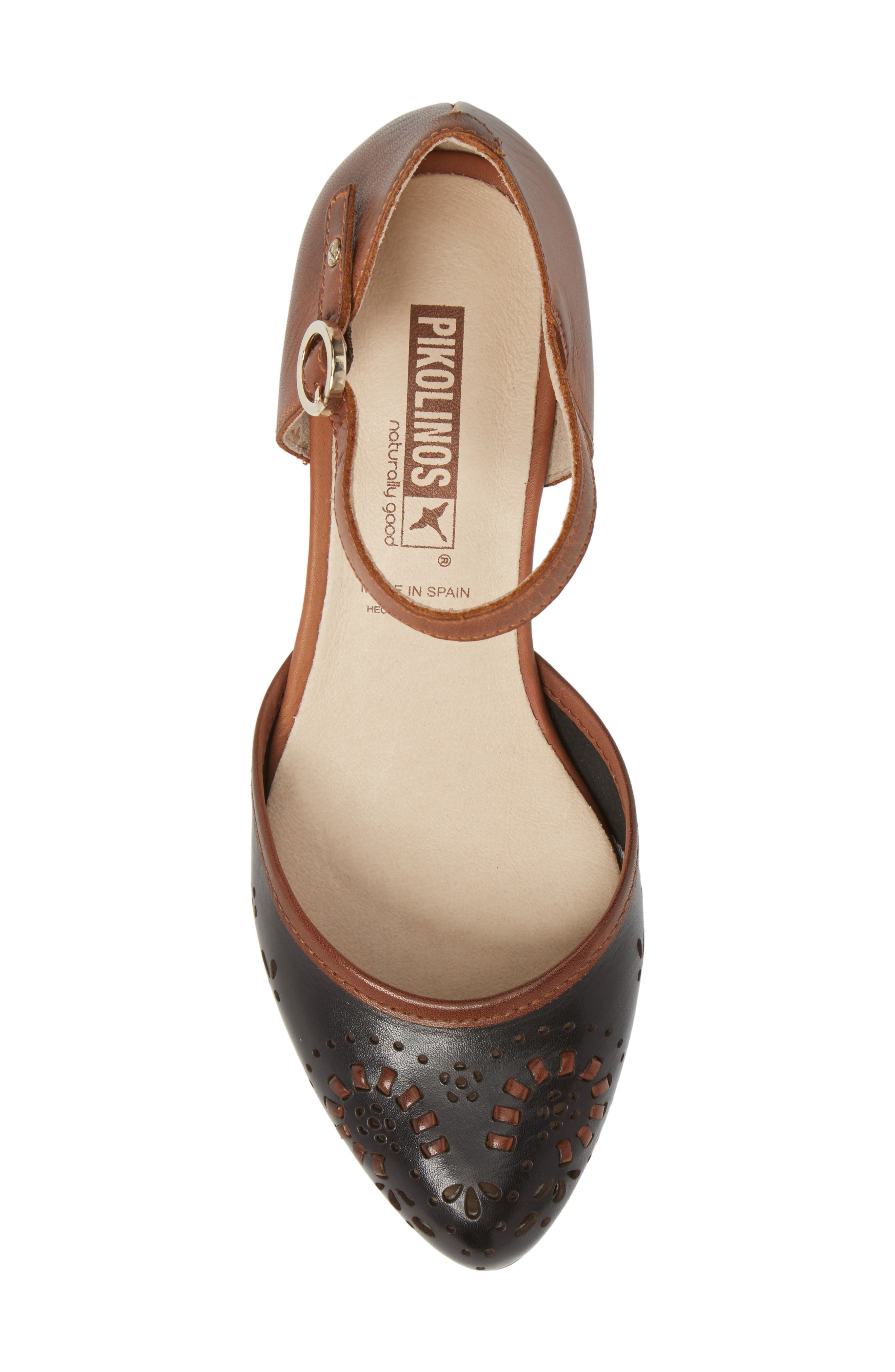 PIKOLINOS Elba Mary Jane Pump, Alternate, color, Black Leather