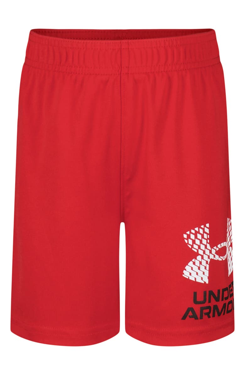 Under Armour Kids' UA Tech<sup>™</sup> Logo Graphic Shorts, Main, color, Red