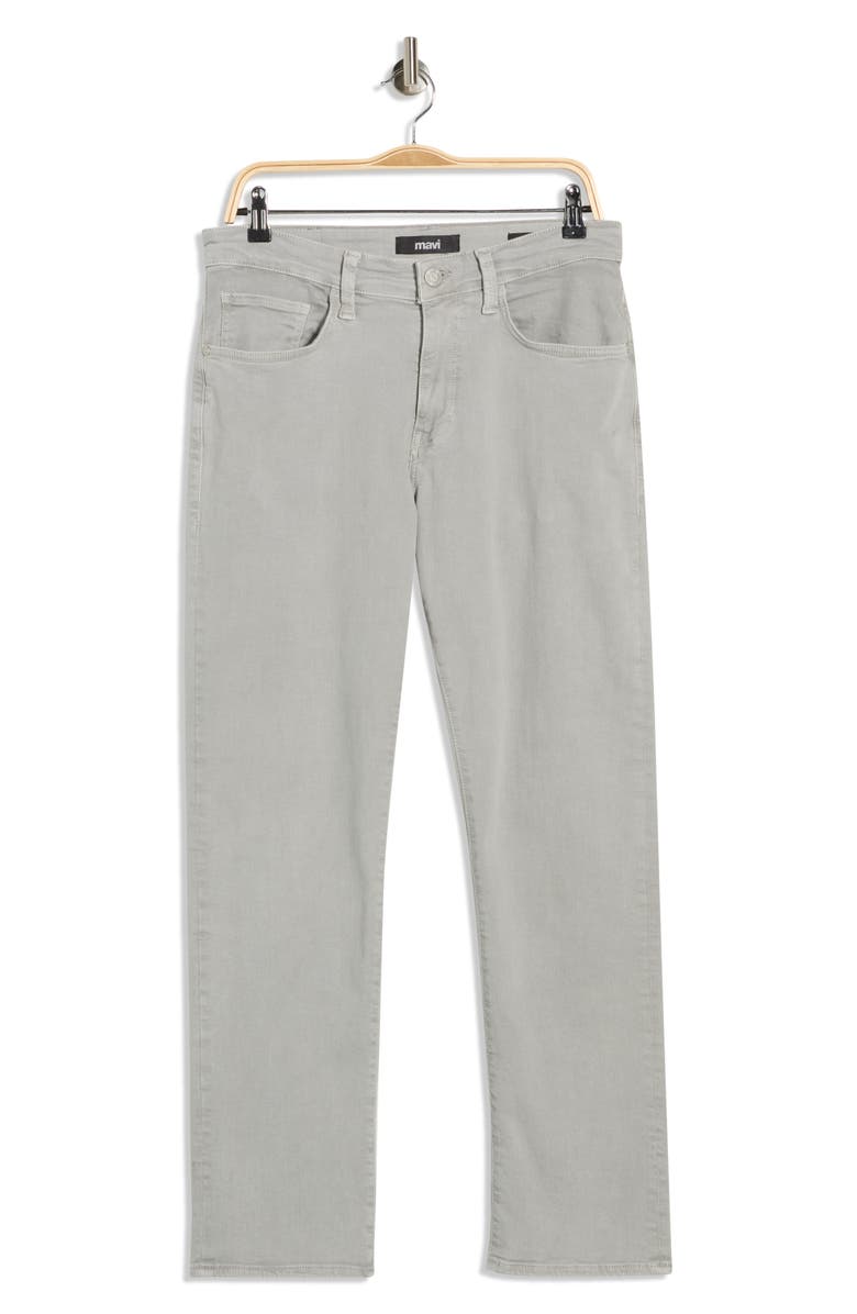 Mavi Jeans Zach Straight Jeans, Main, color, Lite Grey Ocean City