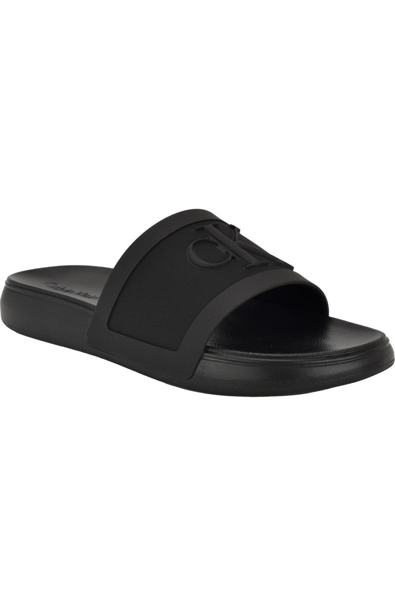 Calvin Klein Linderz Slide Sandal, Main, color,