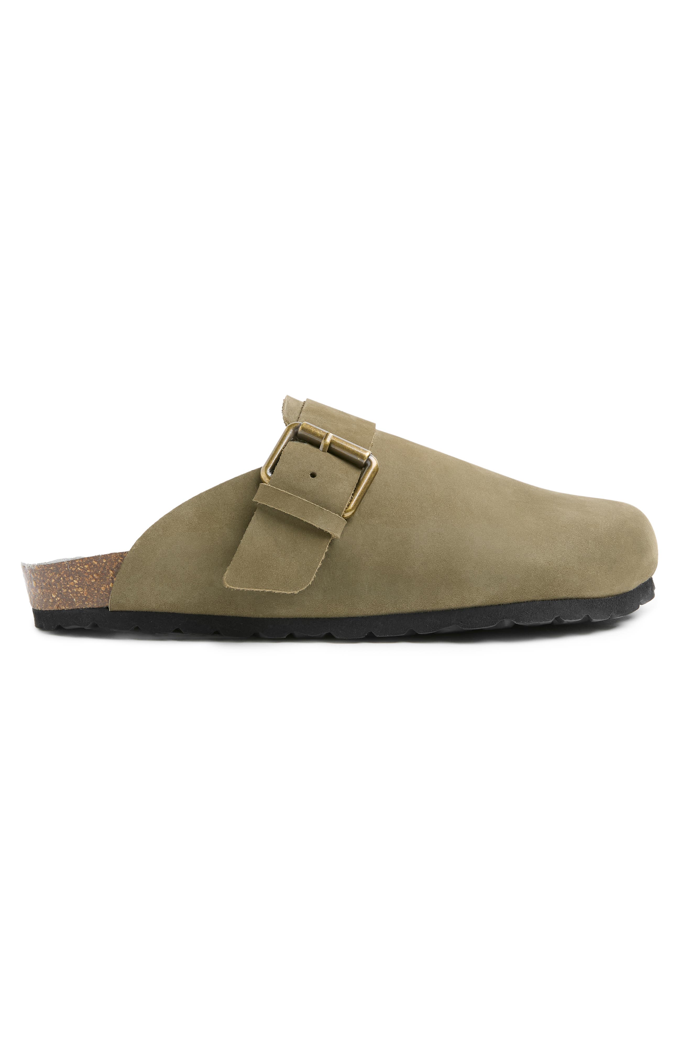 Celtic 
Co. Sheep Lined Strap Detail Clog, Alternate, color, Khaki