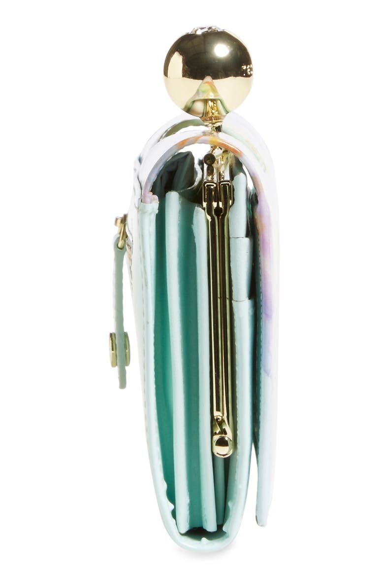 'Hanging Garden' Matinee Wallet, Alternate, color, MINT