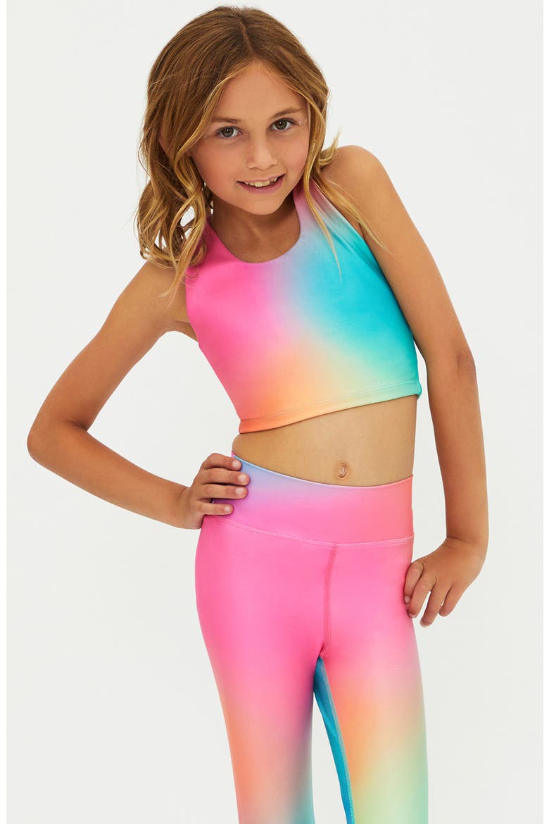 Kids' Little Clementine Sports Bra, Main, color, STRAWBERRY