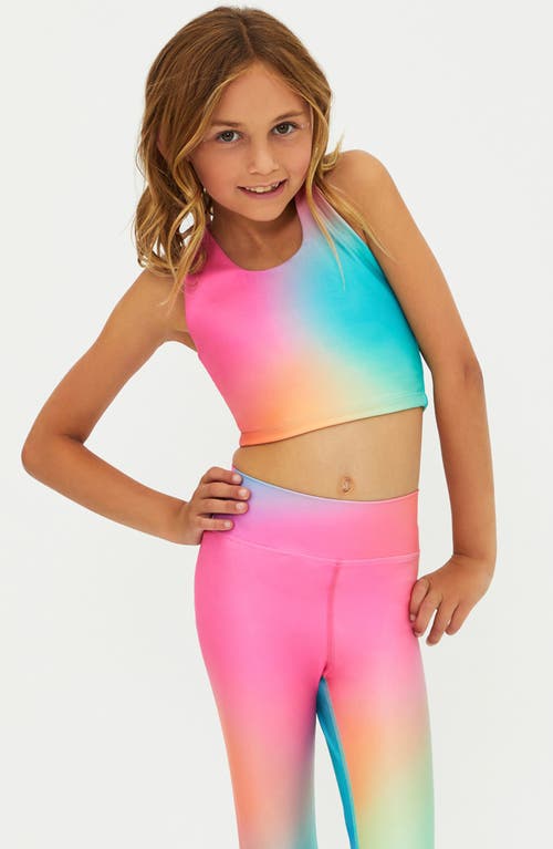 Beach Riot Kids' Little Clementine Sports Bra in Strawberry at Nordstrom, Size 13-14