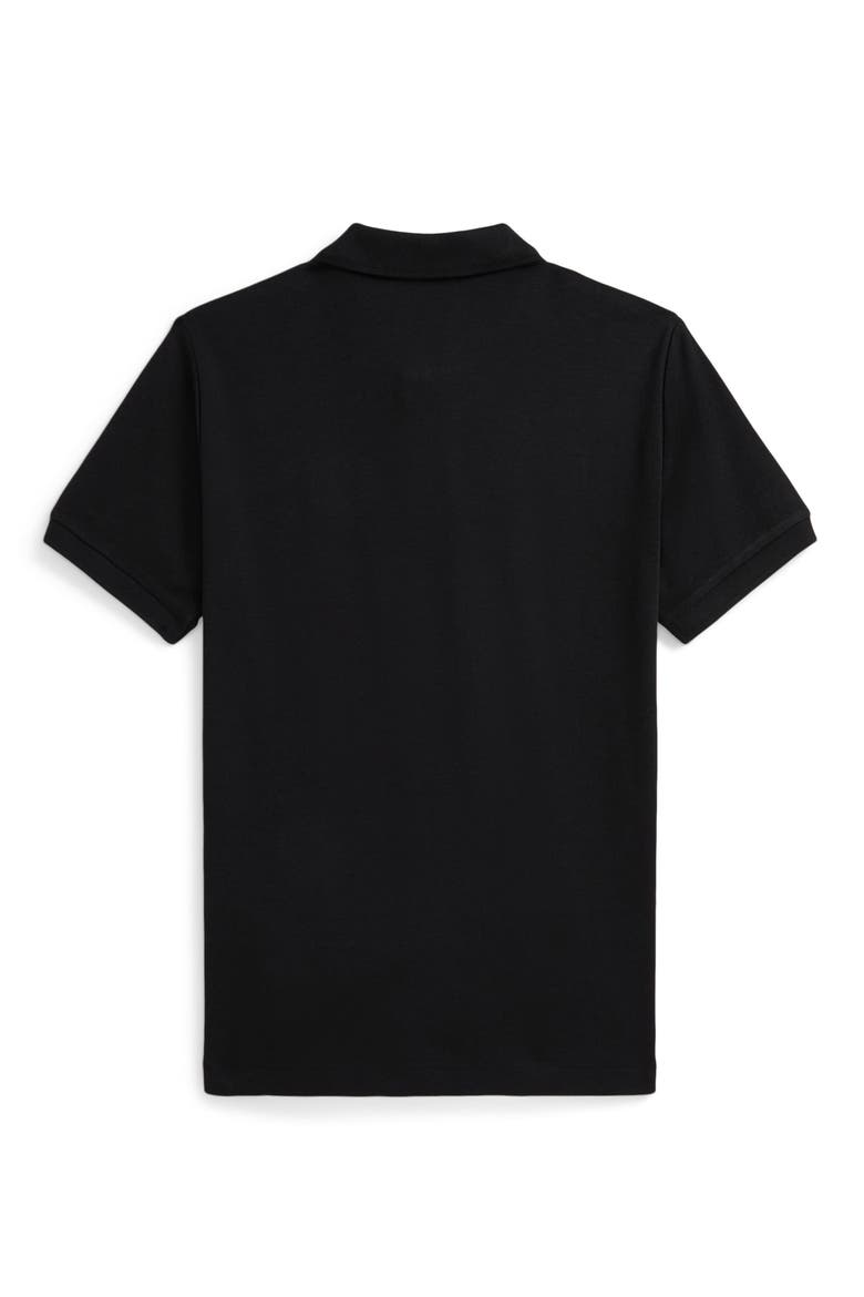 Kids' Cotton Interlock Polo, Alternate, color, POLO BLACK