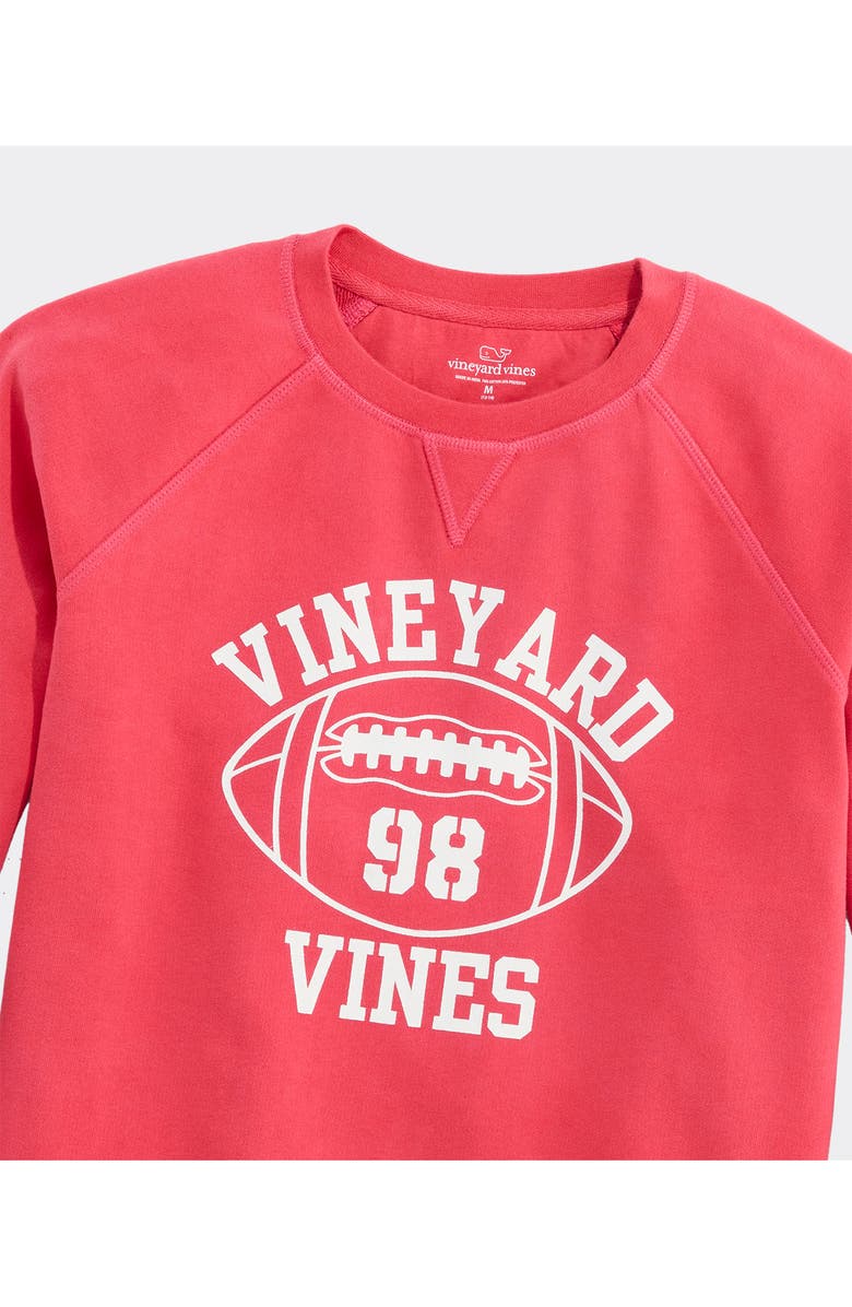 vineyard vines Kids' Cotton Blend Graphic Sweatshirt, Alternate, color, Crab Shell