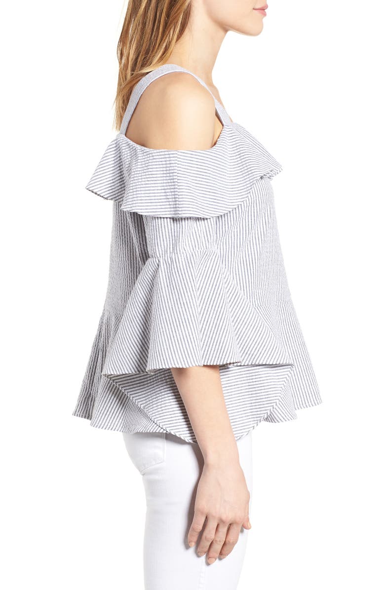 Halogen<sup>®</sup> Off the Shoulder Peplum Top, Alternate, color, 
