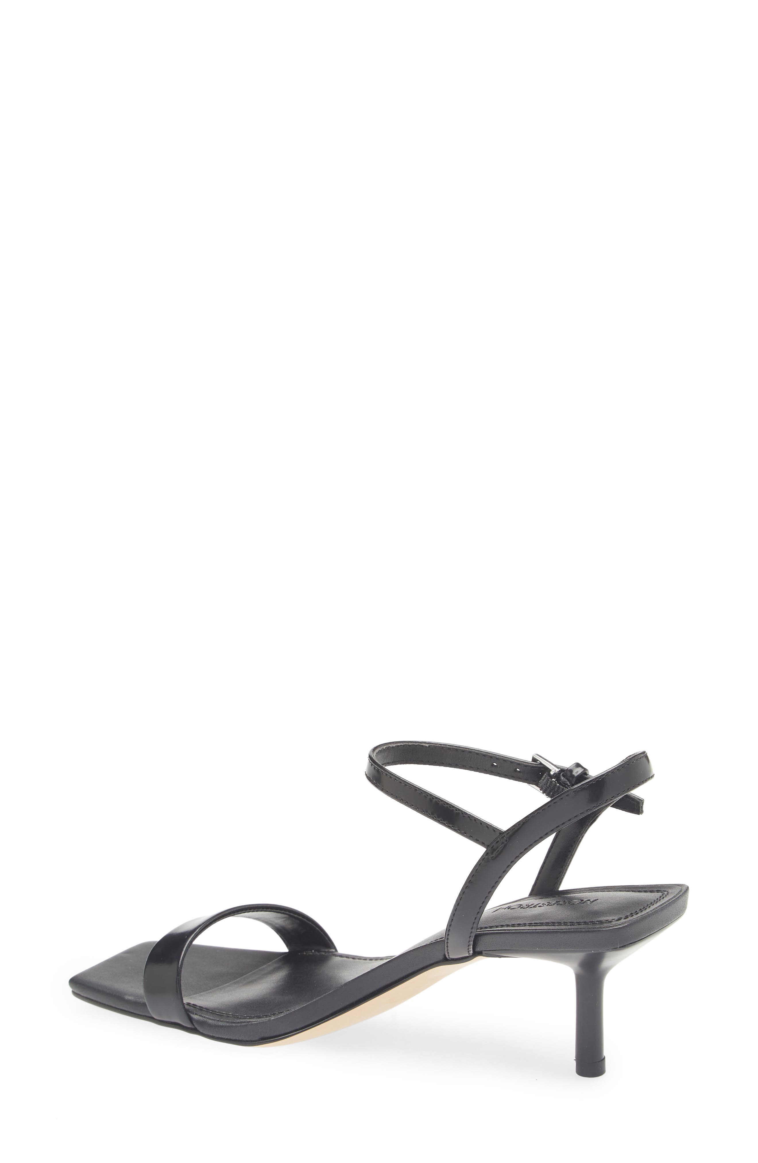 Nordstrom Sydney Ankle Strap Sandal, Alternate, color, Black