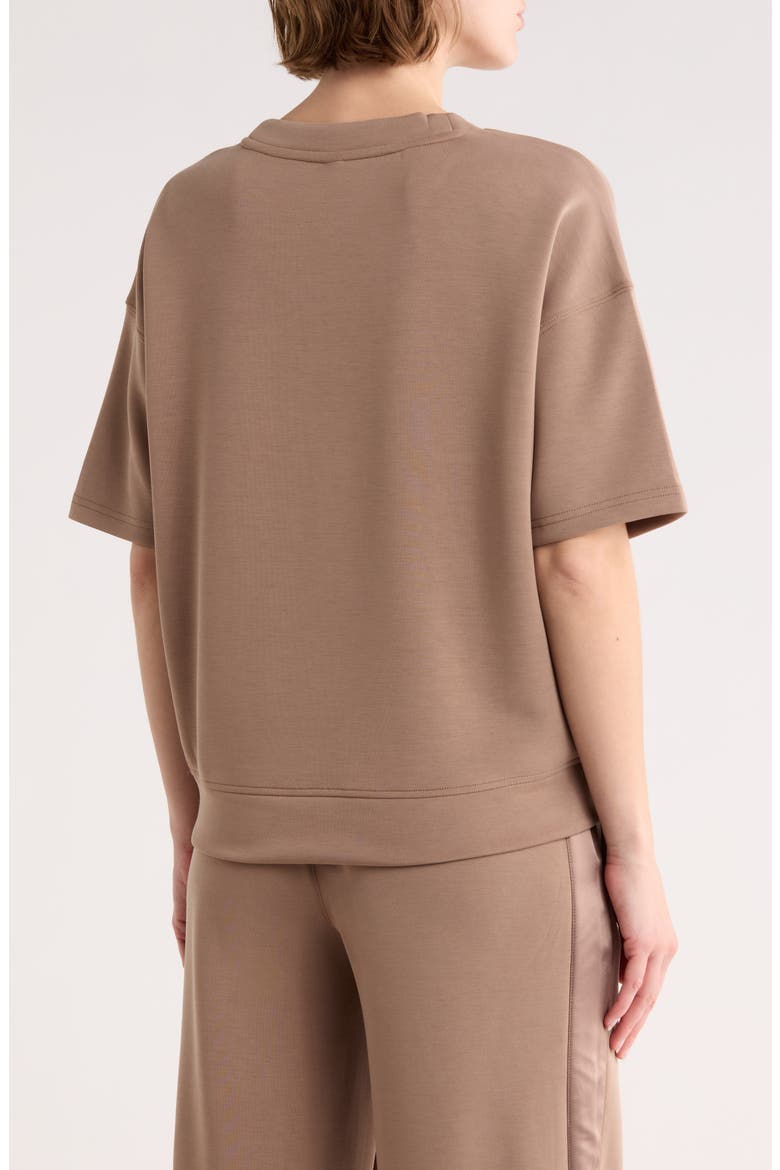Sandwashed Softlite Short Sleeve Top, Alternate, color, WASHED TIRAMISU