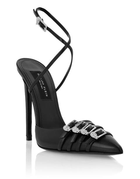 Multi-Strap Crossing High Heels 12 Women