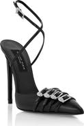 PHILIPP PLEIN Multi-Strap Crossing High Heels 12 Women