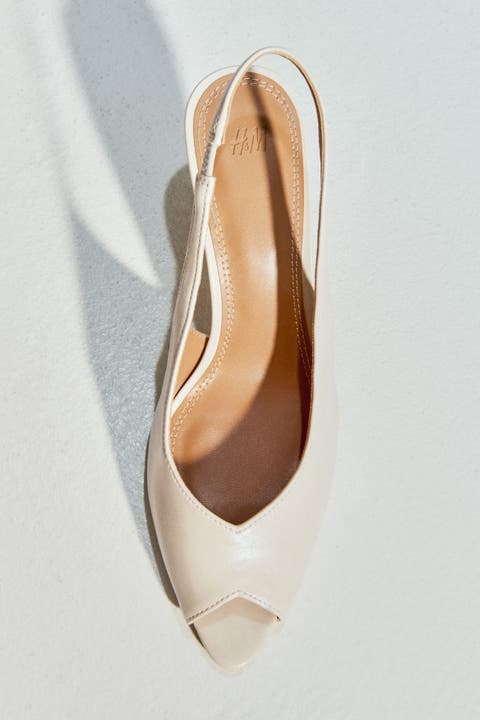 Slingback pumps