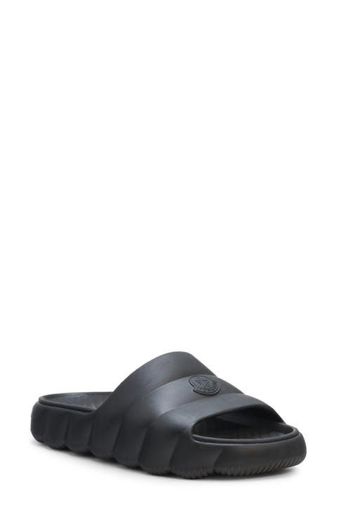 サンダル MONCLER Men Sandals 4C00040 M2559 999 Black Sandals & Sliders for Men - Shoes | Moncler US
