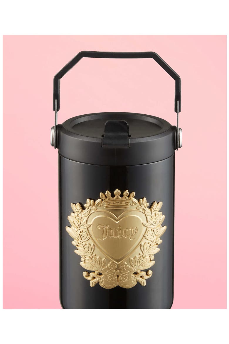 30-Ounce Stainless Steel Flip Sip Water Tumbler, Alternate, color, BLACK