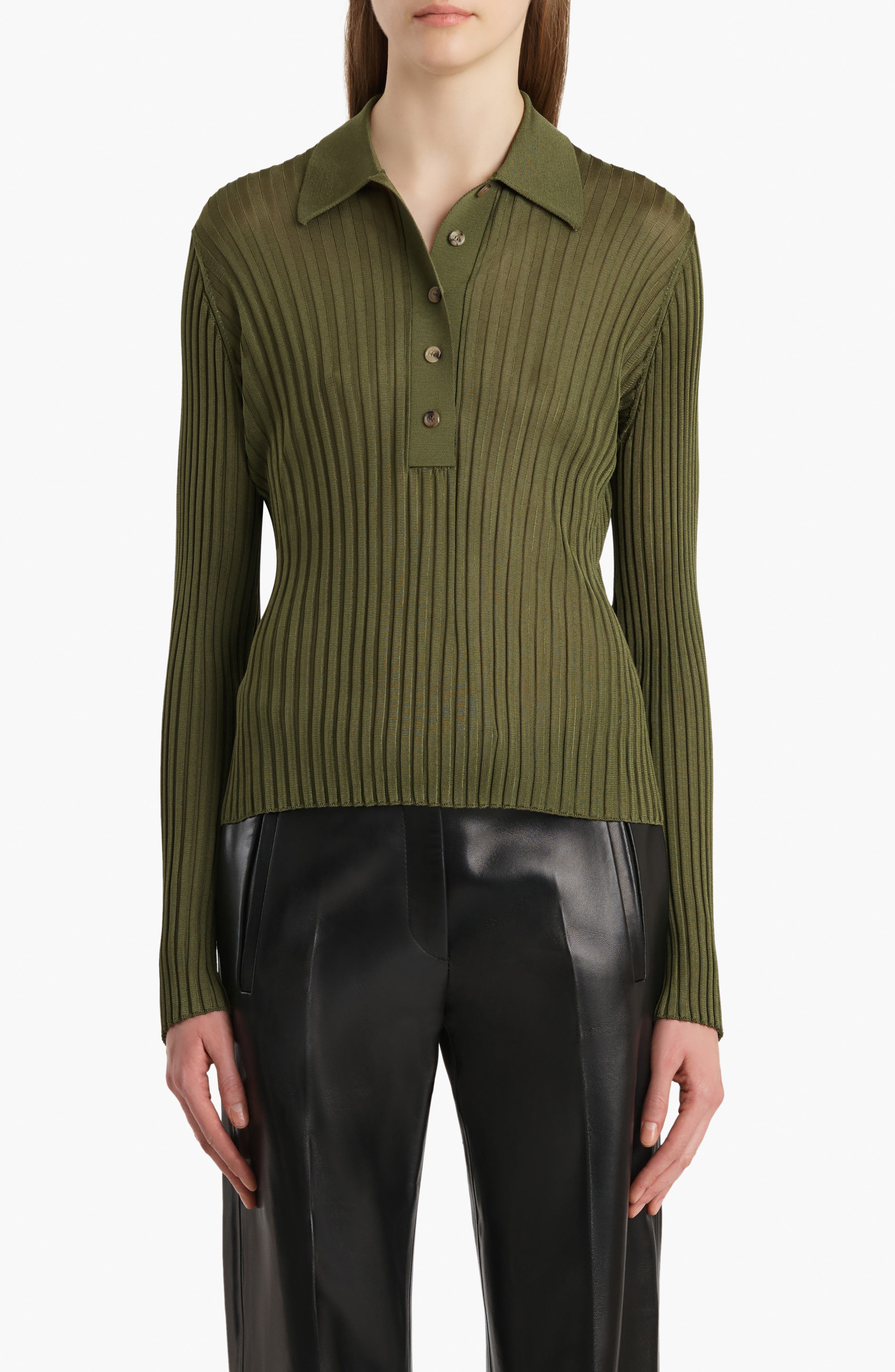Vin Rib Polo Sweater