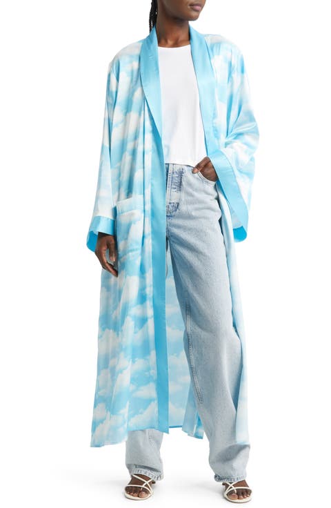 Tie Waist Satin Overlay