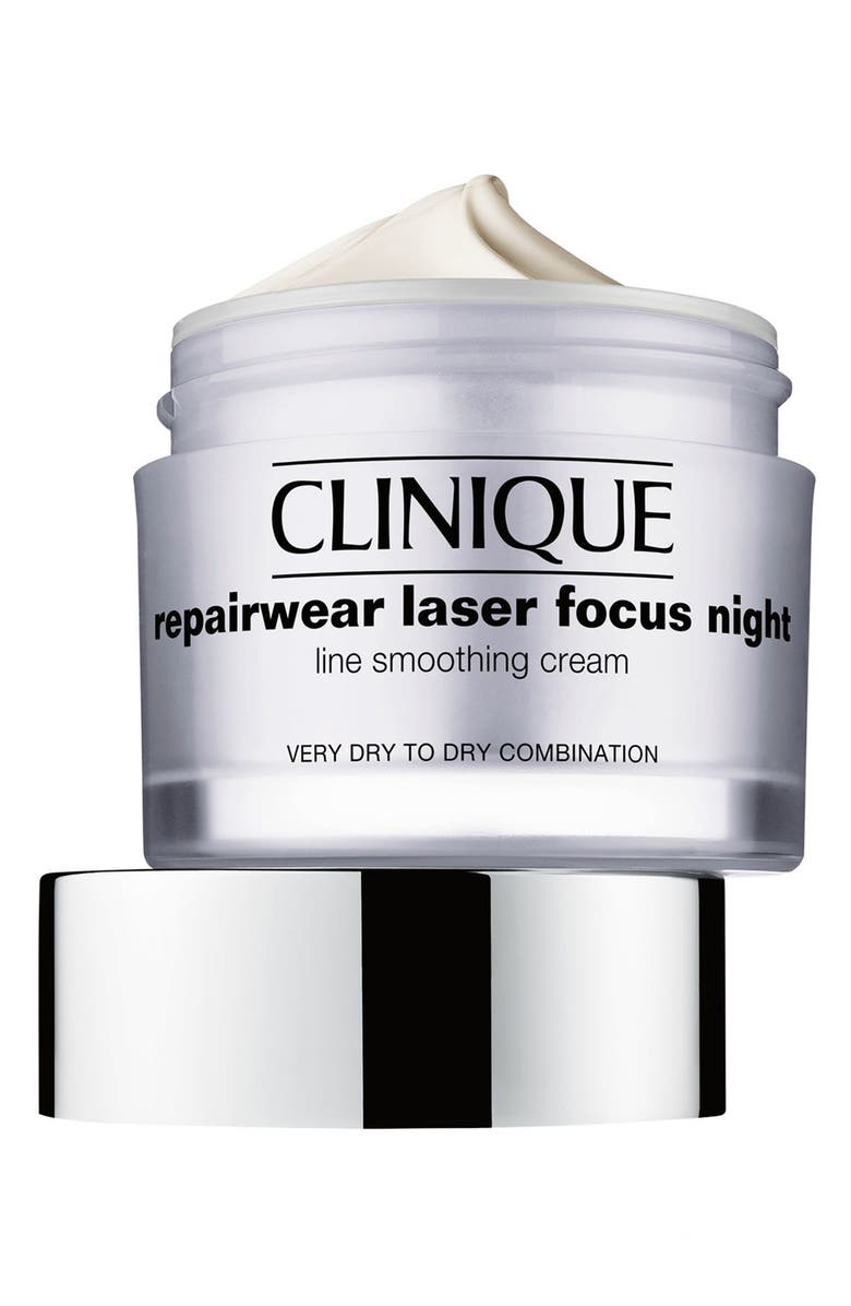 Clinique Repairwear Laser Focus Night Line Smoothing Cream, Alternate, color, 