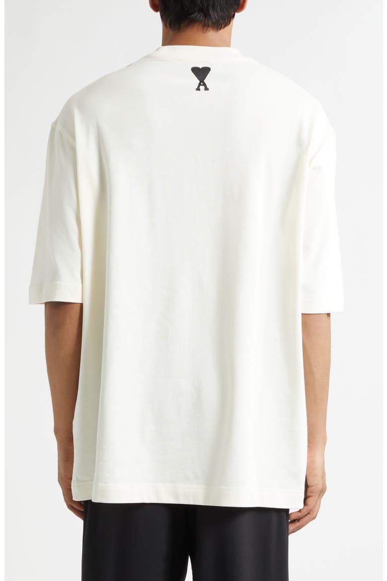 Oversize Logo Graphic T-Shirt, Alternate, color, BLANC CREME