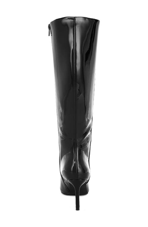 London Rag Warley Knee High Boot In Black