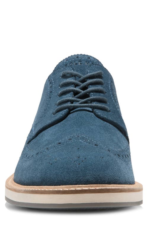 Cole Haan Morse Grand Wingtip Derby In Blue
