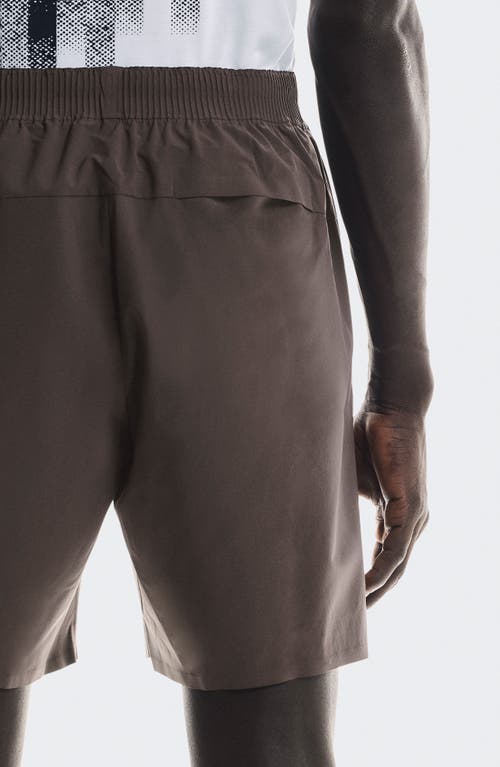 On Focus Stretch Running Shorts In Gray