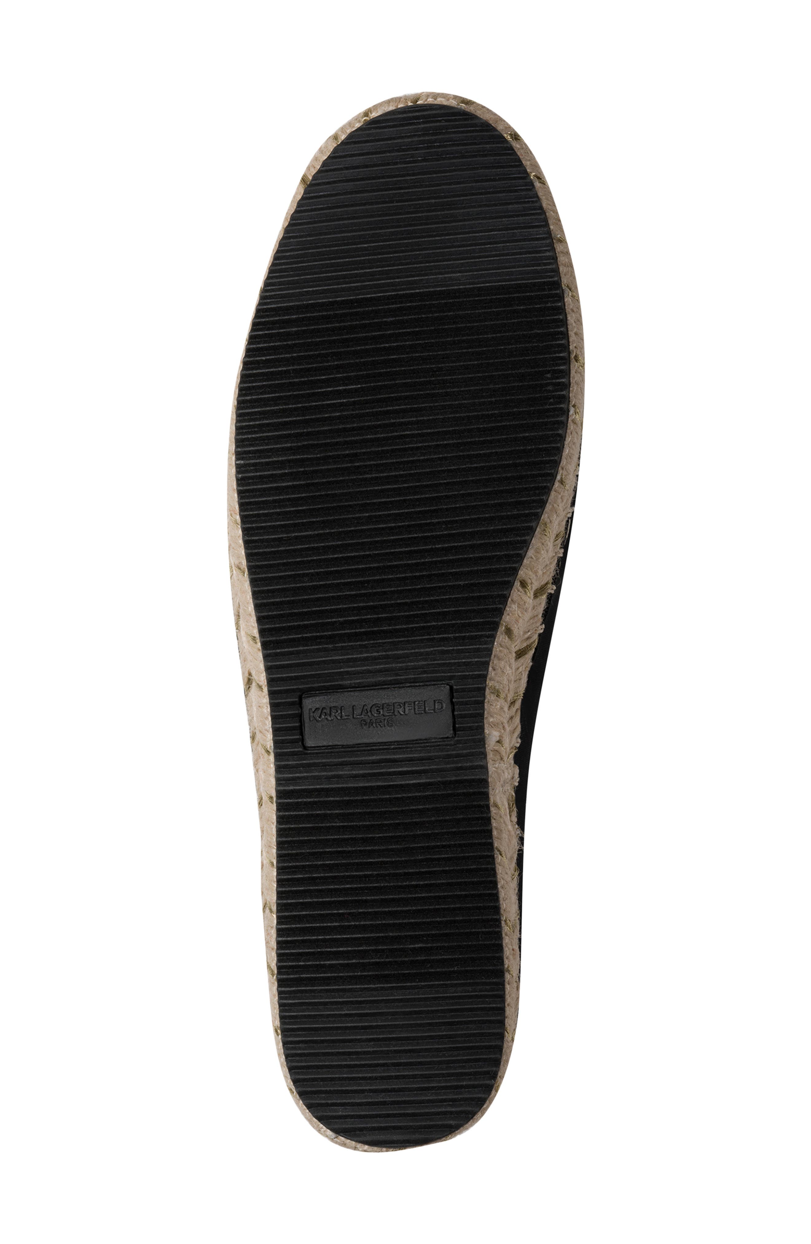 KARL LAGERFELD PARIS Michaela Bonjour Espadrille, Alternate, color, Black