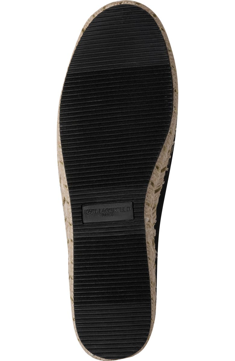 KARL LAGERFELD PARIS Michaela Bonjour Espadrille, Alternate, color, Black