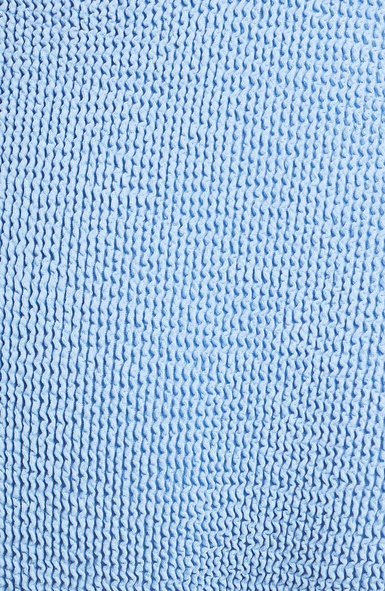 Hunza G Crinkle One-Piece Swimsuit, Alternate, color, Cornflower