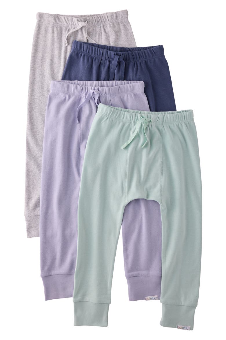 Kids' Jordan Assorted 4-Pack Organic Cotton Joggers, Main, color, FROST