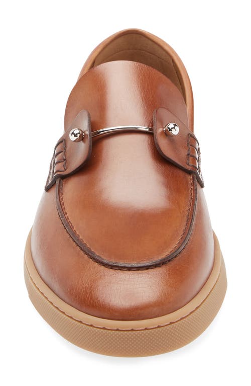 Christian Louboutin Slip-on Chambeliboat Flat In Brown