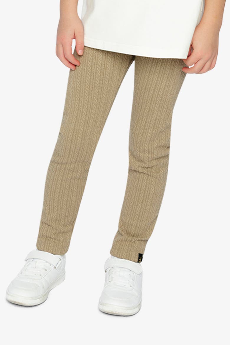 Soft Poetry Ribbed Jacquard Elastic Waist Leggings, Alternate, color, Sage Print Green