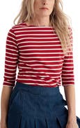 Seasalt Cornwall Sailor Organic Cotton Breton T-Shirt