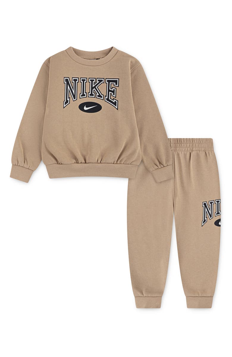 Nike Kids' Gameday Essentials Fleece Pullover & Joggers Set, Main, color, Hemp