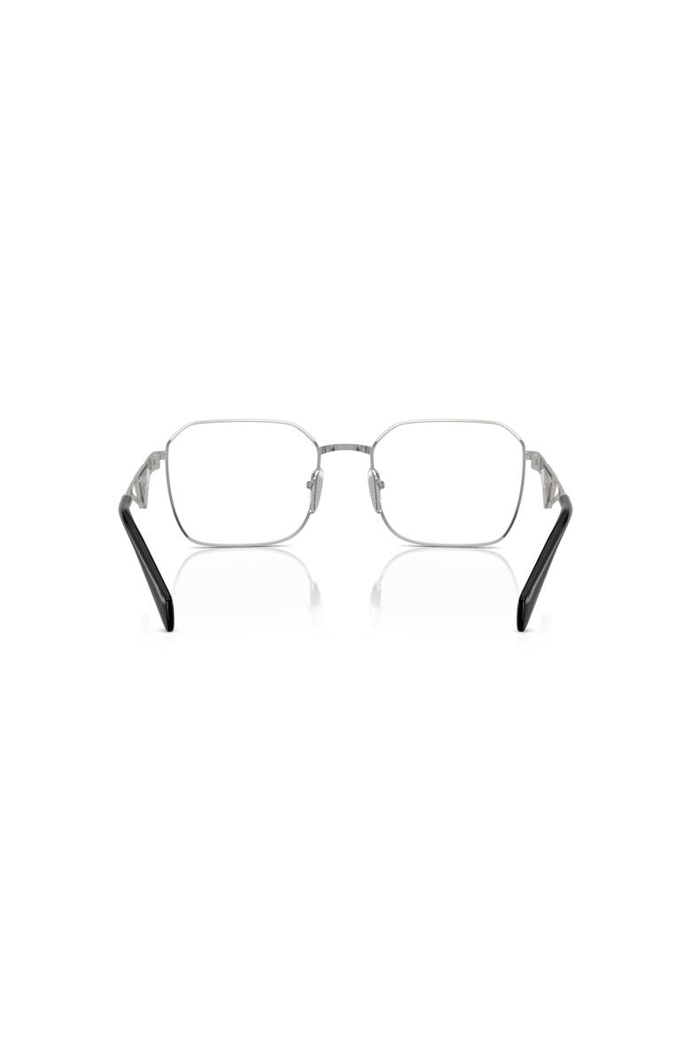 Prada 55mm Irregular optical glasses, Alternate, color, Silver