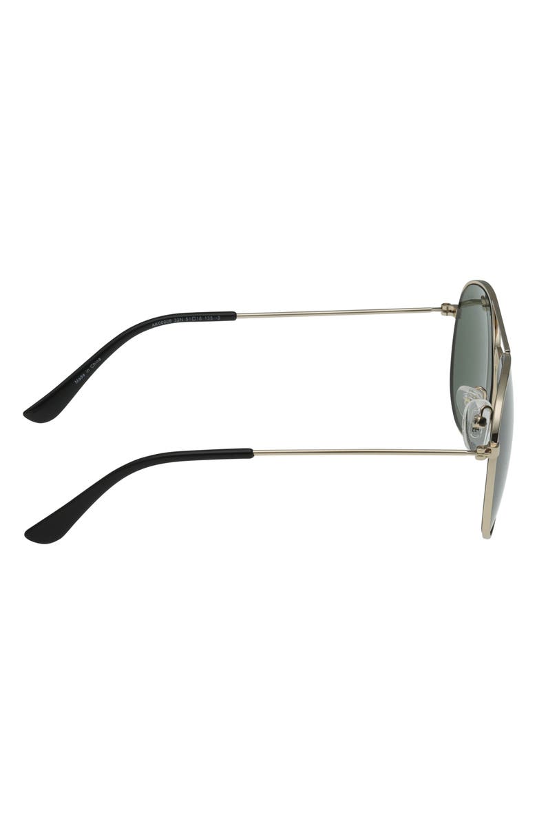 abercrombie kids Kids' Round Sunglasses, Alternate, color, Gold / Green