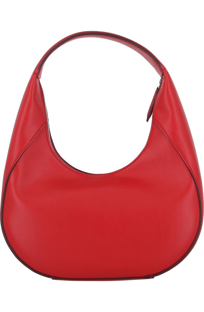 Stella McCartney Logo Vegan Leather Shoulder Bag, Alternate, color,