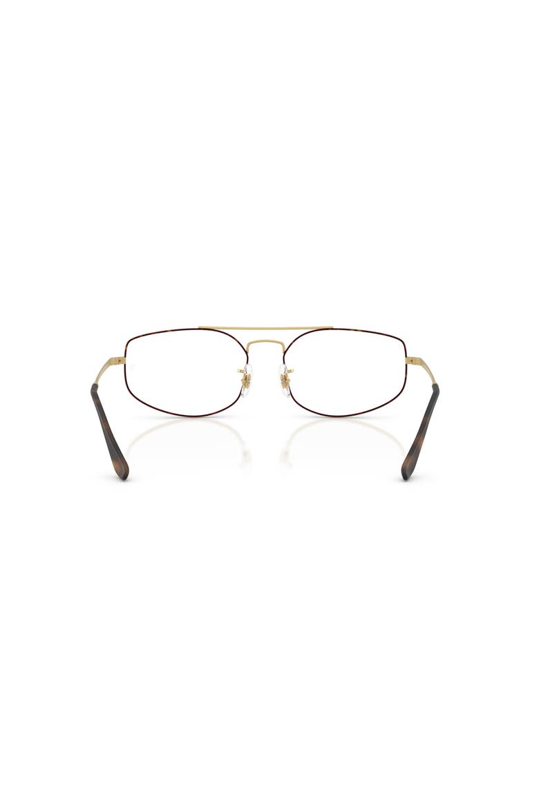 56mm Irregular optical glasses, Alternate, color, Tortoise Light