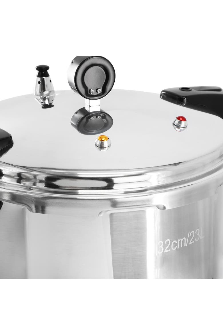 24 Quart Aluminum Stovetop Pressure Cooker, Alternate, color, Silver
