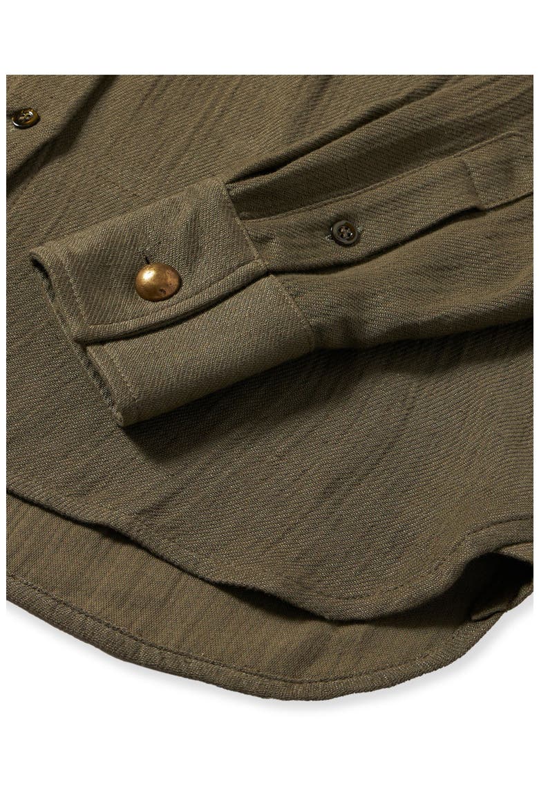 Sahariana Linen Blend Shirt, Alternate, color, Beige