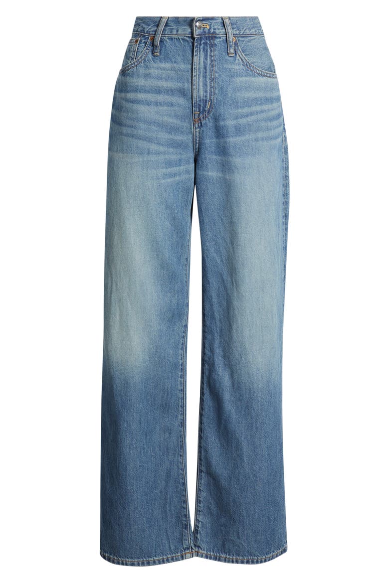 Airy Denim The Perfect Vintage High Waist Wide Leg Jeans, Alternate, color, SOLSTICE WASH