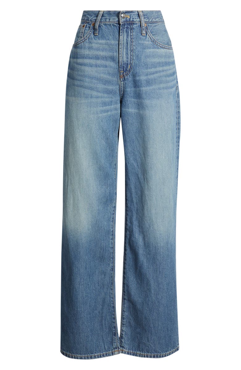 Madewell Airy Denim The Perfect Vintage High Waist Wide Leg Jeans, Main, color, Solstice Wash